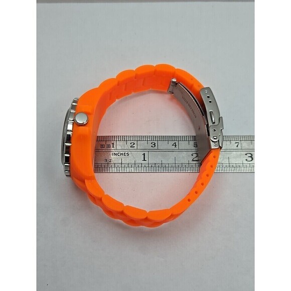 Seapro SP3218 Spring Orange Quartz Womens Watch Silicone 36mm New Battery WR30M main image 4